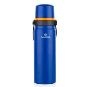 Schafer Santeco 1200 ml Mavi Çelik Termos