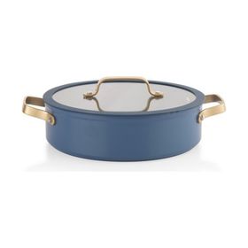 Schafer Sapphire 7 Parça Mavi Gold Seramik Tencere Seti