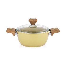Schafer Schafer Fiesta Seramik 20 cm Yeşil Derin Tencere