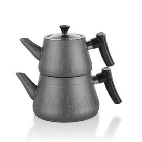 Schafer Solea 3 Parça Gri Çaydanlık Takımı