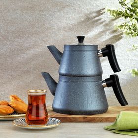Schafer Solea 3 Parça Gri Çaydanlık Takımı