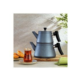 Schafer Solea 3 Parça Gri Çaydanlık Takımı
