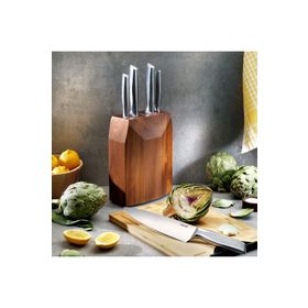 Schafer Solide Ahşap 6 Parça Kahverengi 01 Bıçak Seti