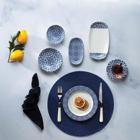 Schafer Sophie 32 Parça Lacivert Kahvaltı Takımı
