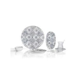 Schafer Spring Gri 32 Parça Kahvaltı Takımı