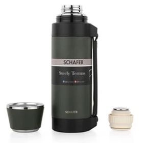 Schafer Steely 1.5 lt Yeşil Termos