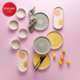 Schafer Sunny Asorti 4 Kişilik 10 Parça Kahvaltı Takımı