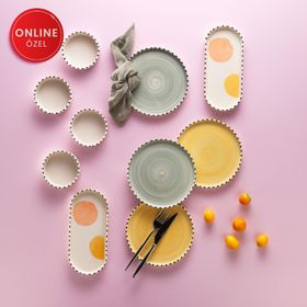 Schafer Sunny Asorti 4 Kişilik 10 Parça Kahvaltı Takımı
