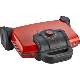 Schafer T1153 Nostalgie 1600 W 5 Adet Pişirme Kapasiteli Teflon Çıkarılabilir Plakalı Izgara ve Tost Makinesi Kırmızı