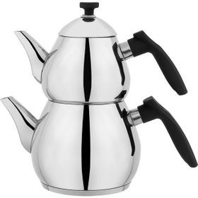 Schafer Tea Chef 1.5 lt Siyah 4 Parça Küçük Boy Çaydanlık Takımı