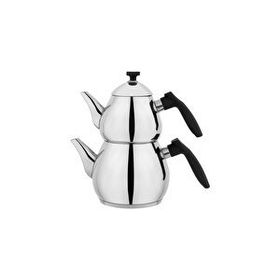 Schafer Tea Chef 1.5 lt Siyah 4 Parça Küçük Boy Çaydanlık Takımı