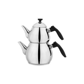 Schafer Tea Chef 4 Parça Siyah Orta Boy Çaydanlık Takımı