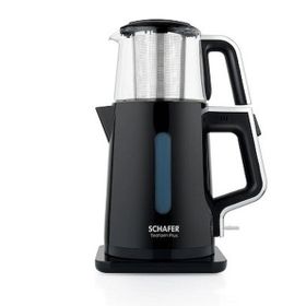 Schafer Teaform Plus Siyah Cam Çay Makinesi