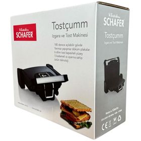 Schafer Tostçumm 1500W Inox Tost Makinesi