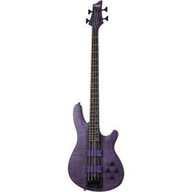 Schecter C-4 GT Satin Trans Purple Bas Gitar