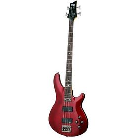 Schecter C-4 SGR Metallic Red Bas Gitar