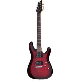 Schecter C-6 Plus See-Thru Cherry Burst Elektro Gitar