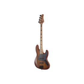 Schecter J-4 Faded Vintage Sunburst Exotic Telli Bass Gitar