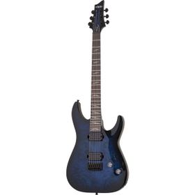 Schecter Omen Elite-6 See Thru Blue Burst Elektro Gitar