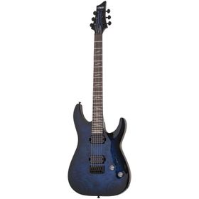 Schecter Omen Elite-6 See Thru Blue Burst Elektro Gitar