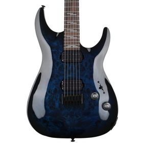 Schecter Omen Elite-6 See Thru Blue Burst Elektro Gitar