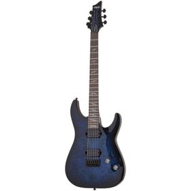 Schecter Omen Elite-6 See Thru Blue Burst Elektro Gitar