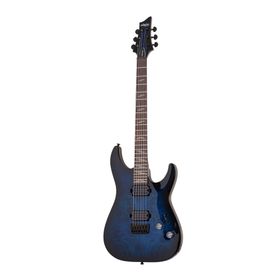 Schecter Omen Elite-6 See Thru Blue Burst Elektro Gitar