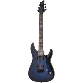 Schecter Omen Elite-6 See Thru Blue Burst Elektro Gitar