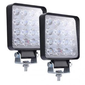 Schenna 48 Watt 16 Led Kare 2 Adet Off Road Gündüz Farı 16 Led Kare Çalışma Lambası