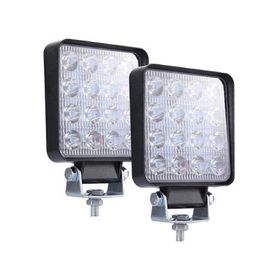 Schenna 48 Watt 16 Led Kare 2 Adet Off Road Gündüz Farı 16 Led Kare Çalışma Lambası