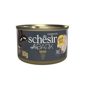 Schesir 12x80 gr After Dark Pate Tavuklu Yetişkin Kedi Konservesi