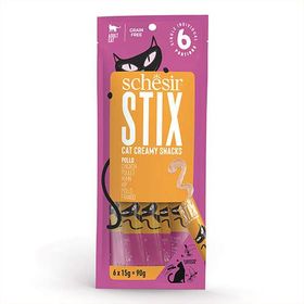 Schesir 15 gr 6 Adet Cat Stix Tavuklu Krema Kedi Ödülü