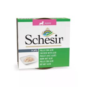 Schesir 150 gr Tavuk Fileto ve Aloe Veralı Yavru Köpek Konservesi