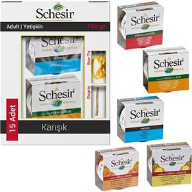 Schesir 15x150 gr Karışık Köpek Konservesi