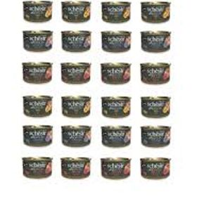 Schesir 24x80 gr After Dark Pate 3 Çeşit Karma Kedi Konserve