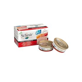 Schesir 50 gr 6 Al 5 Öde Ton Balıklı Karidesli Jöleli Kedi Konservesi