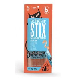 Schesir 6x15 gr Stix Somon Balıklı Krema Kedi Ödülü