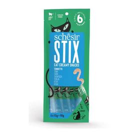 Schesir 6x15 gr Stix Ton Balıklı Krema Kedi Ödülü