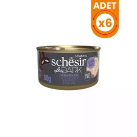 Schesir 6x80 gr After Dark Pate Tavuklu ve Ördekli Yetişkin Kedi Konservesi