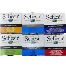 Schesir 6x85 gr Karma Paket Konserve Kedi Maması Yaş Kedi Maması