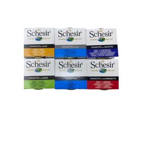 Schesir 6x85 gr Multipack Okyanus Seri Kedi Yaş Maması