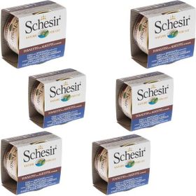 Schesir 6x85 gr Suda Pişirilmiş Ringa ve Ton Balıklı Kedi Konservesi