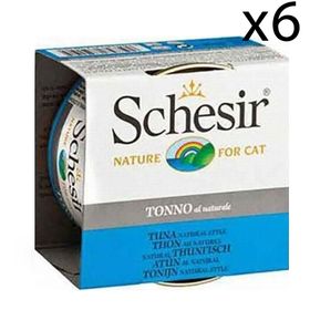 Schesir 6x85 gr Ton Balıklı Soslu Kedi Konservesi