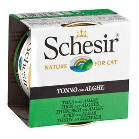 Schesir 6x85 gr Ton Balıklı ve Deniz Bitkili Yetişkin Kedi Konservesi