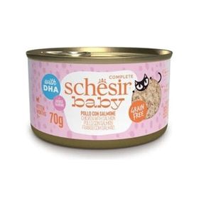 Schesir 70 gr Baby Cat Tavuklu ve Somonlu Yavru Kedi Konservesi