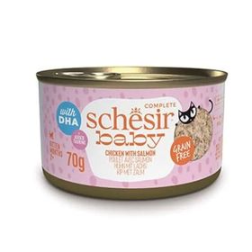 Schesir 70 gr Baby Tavuk Somon Et Suyunda Konserve
