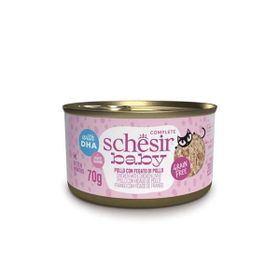 Schesir 70 gr Tavuklu ve Karaciğerli Yavru Kedi Konservesi