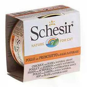 Schesir 70 gr Tavuklu ve Karidesli Soslu Yetişkin Kedi Konservesi