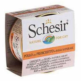 Schesir 70 gr Tavuklu ve Karidesli Soslu Yetişkin Kedi Konservesi