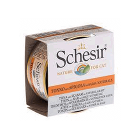 Schesir 70 gr Ton Balık ve Somonlu Naturel Konserve Kedi Maması